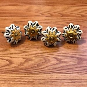 Hand painted knobs